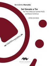 Six Sonatas a 3 P.O.D cover
